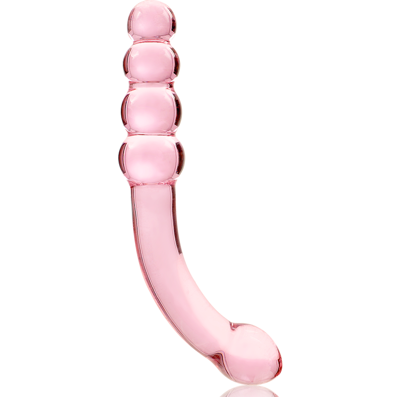 Dildo, Ibiza - Nebula Series Model 14, Sticla Borosilicata, 18.5 CM / Transparent / D - 3 CM